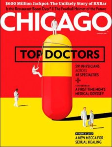 Chicago top doctors magazine cover